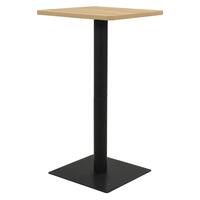 Bistrobord 50x50x107 cm egetræsfarvet