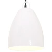 Industriel hængelampe 25 W rund 32 cm E27 hvid