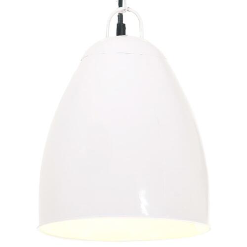 Industriel hængelampe 25 W rund 32 cm E27 hvid