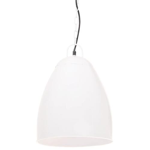 Industriel hængelampe 25 W rund 32 cm E27 hvid