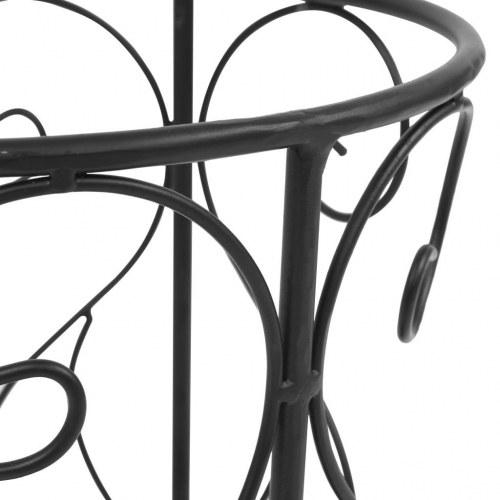 Paraplystativ i vintagestil - metal, sort, 26 × 46 cm