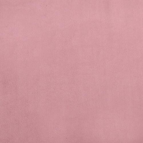 Hundeseng 50x40x26,5 cm velour lyserød