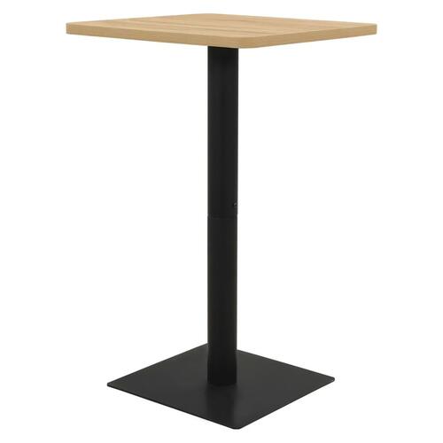 Bistrobord 78,5x78,5x107 cm egetræsfarvet