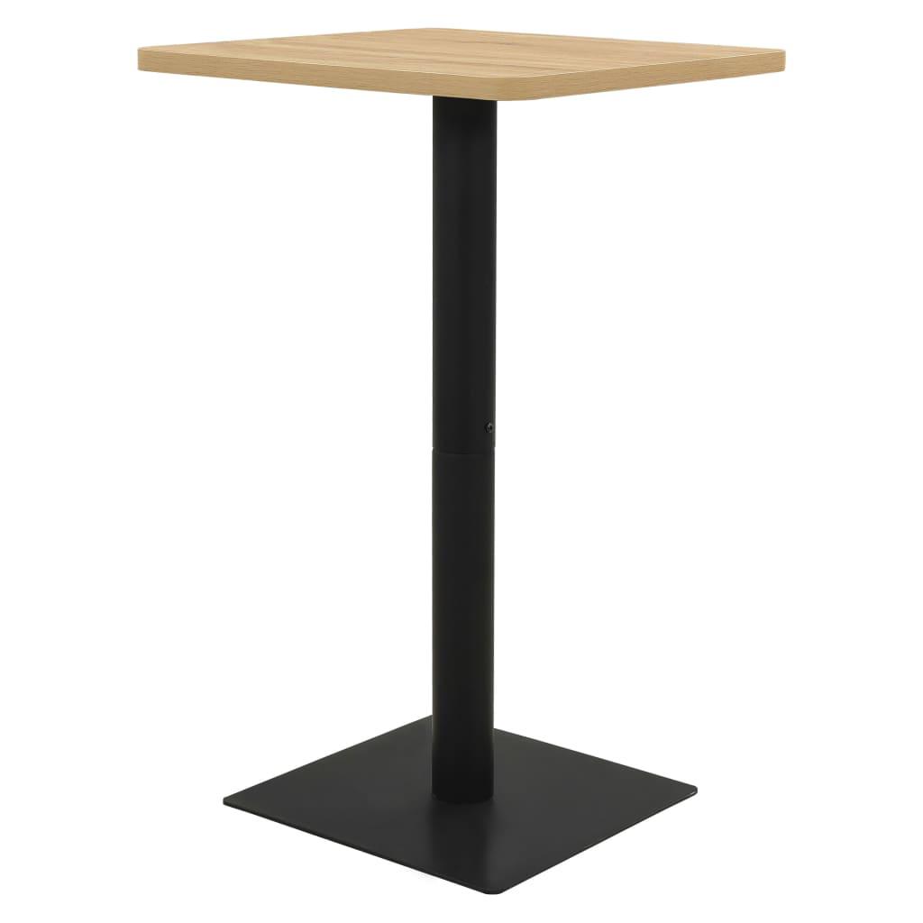 Bistrobord 78,5x78,5x107 cm egetræsfarvet