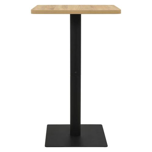 Bistrobord 78,5x78,5x107 cm egetræsfarvet