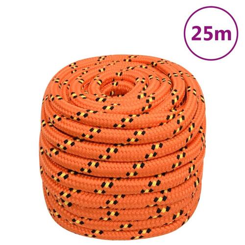 Tovværk til båd 20 mm 25 m polypropylen orange