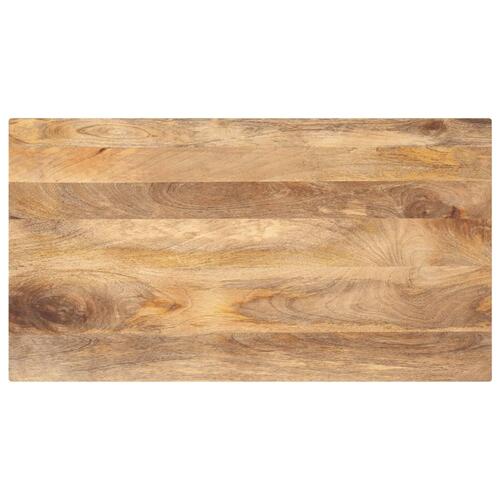 Bordplade 120x50x2,5 cm rektangulær massivt mangotræ