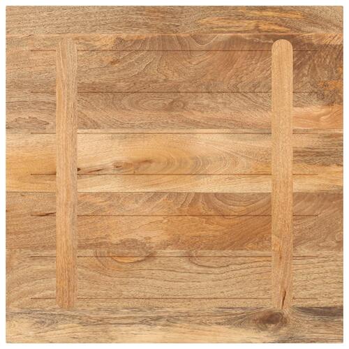 Bordplade 80x80x2.5 cm firkantet massivt mangotræ