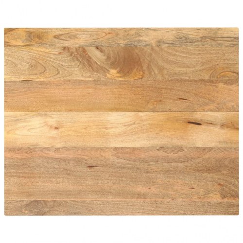 Bordplade i massivt mangotræ 100 x 80 x 3,8 cm