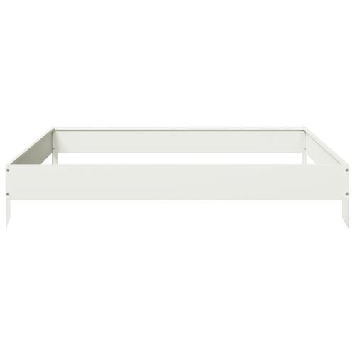 Højbed 100x100x18,5 cm stål hvid