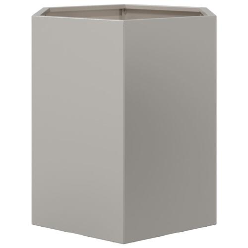 Plantekrukke 46x40x45 cm sekskantet rustfrit stål