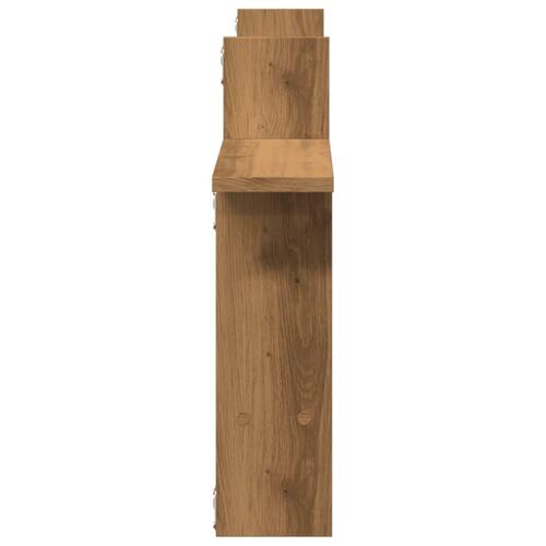 Plantestativer 2 stk. 50x12x50 cm konstrueret træ egetræsfarve