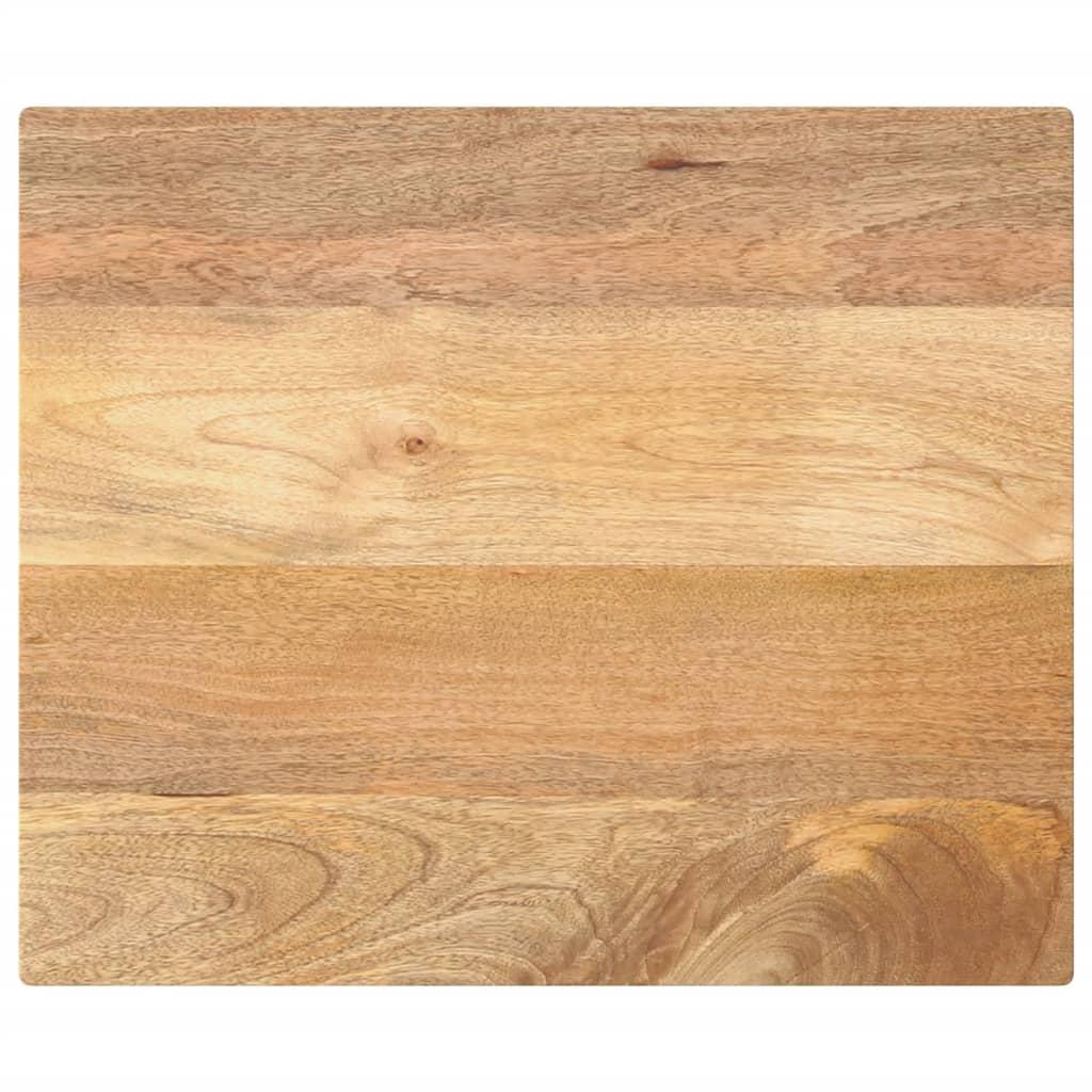 Bordplade 60x50x2,5 cm rektangulær massivt mangotræ