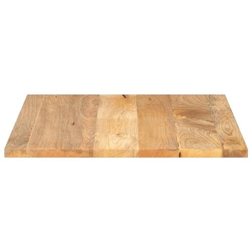 Bordplade 70x70x3,8 cm firkantet massivt mangotræ