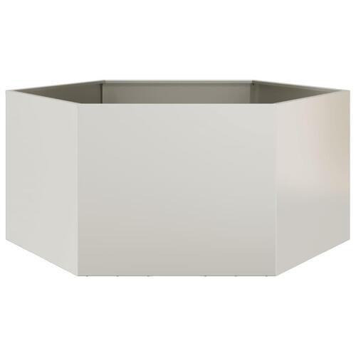Plantekasse 104x90x45 cm sekskantet Forvitringsstål