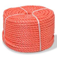 Snoet reb i polypropylen 12 mm 100 m orange