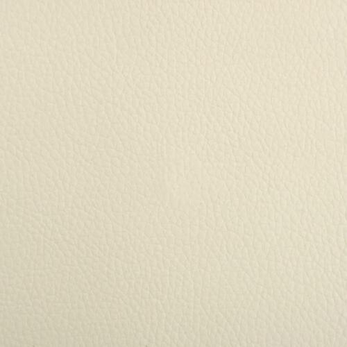 Hundeseng 70x45x28 cm kunstlæder cremefarvet
