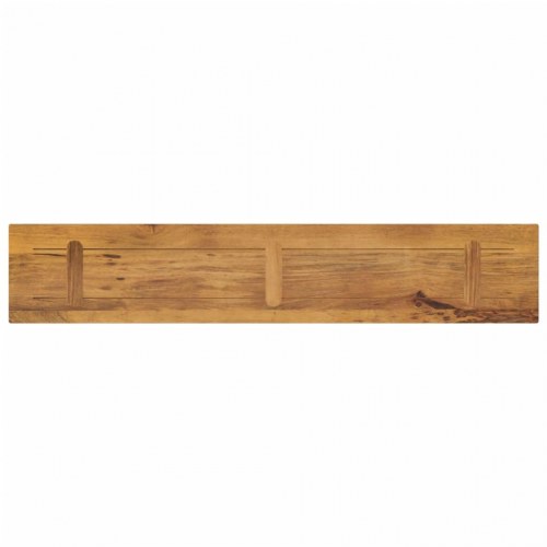 Bordplade 140x40x2,5 cm rektangulær massivt mangotræ
