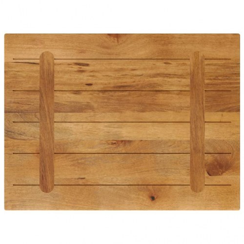 Bordplade i massivt mangotræ 70 x 60 cm - rektangulær