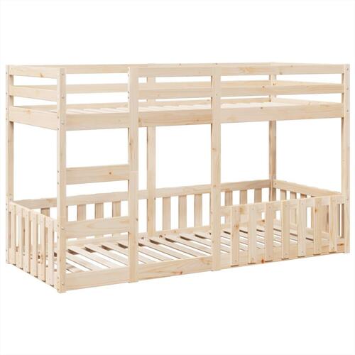 Køjeseng 80x200 cm massivt fyrretræ
