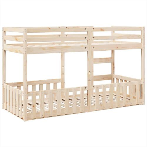 Køjeseng 80x200 cm massivt fyrretræ