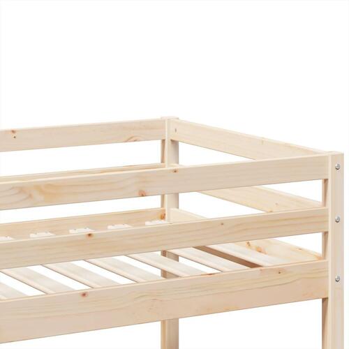 Køjeseng 80x200 cm massivt fyrretræ