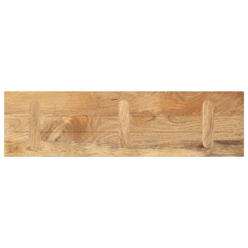 Bordplade 120x40x2,5 cm rektangulær massivt mangotræ