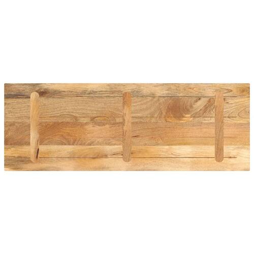 Bordplade 140x60x2,5 cm rektangulær massivt mangotræ