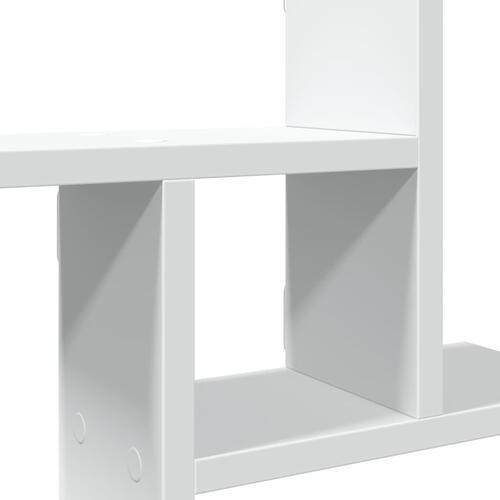 Væghængte kubehylder 2 stk. 50x12x50 cm konstrueret træ hvid