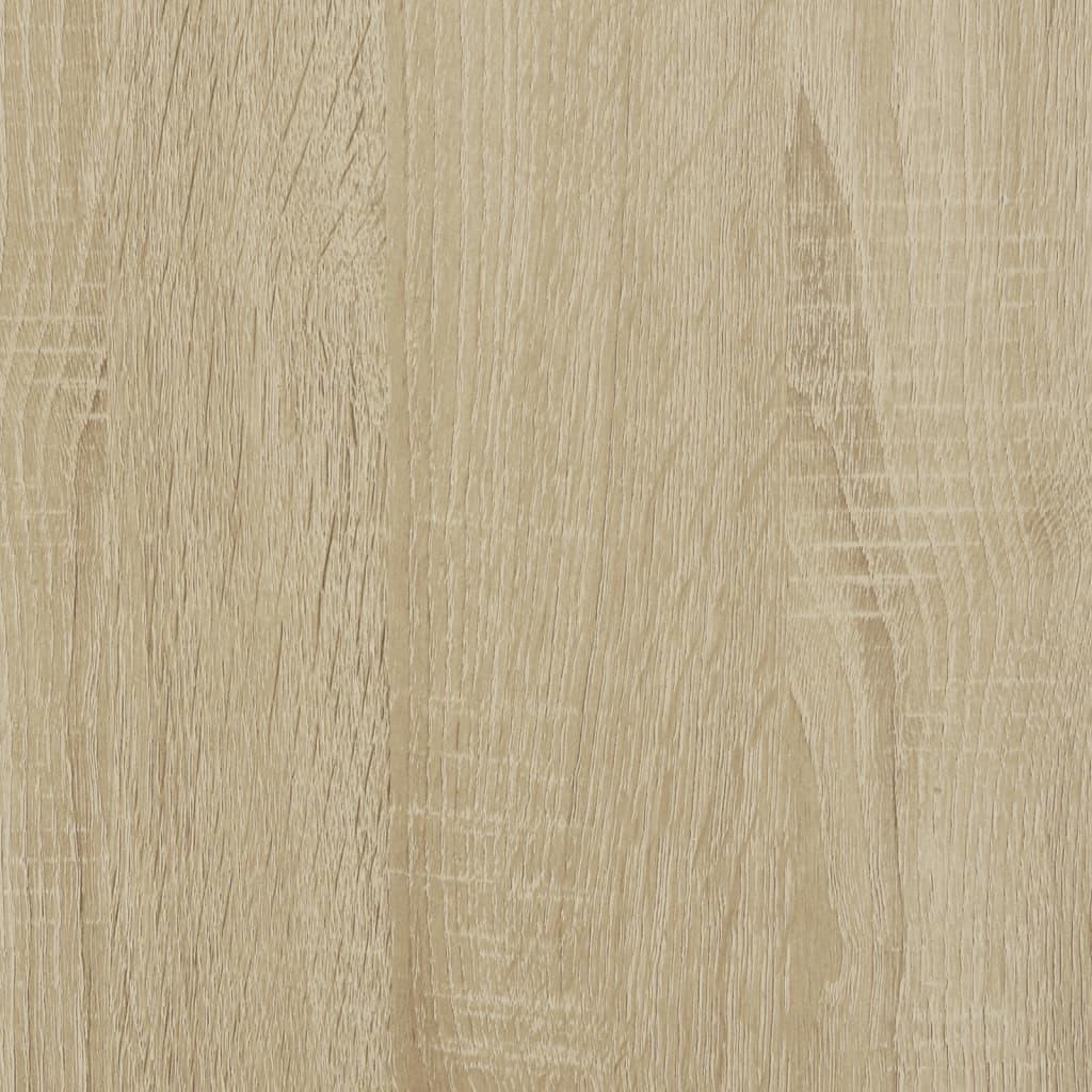 Væghængte hylder 2 stk. 50x12x50 cm konstrueret træ sonoma-eg