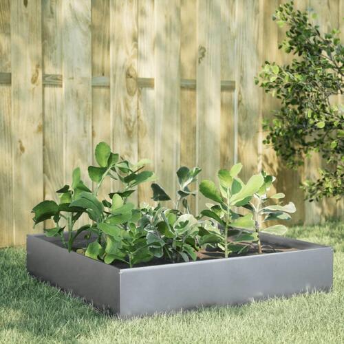 Højbed 100x100x33,5 cm galvaniseret stål