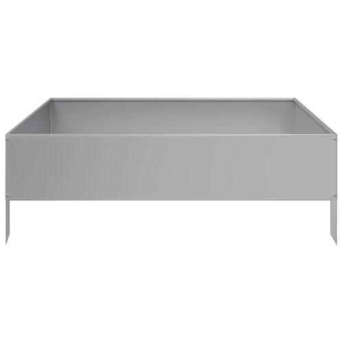 Højbed 100x100x33,5 cm galvaniseret stål