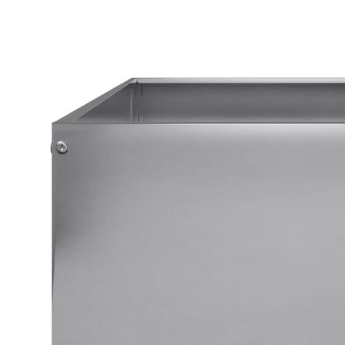 Højbed 100x100x33,5 cm galvaniseret stål