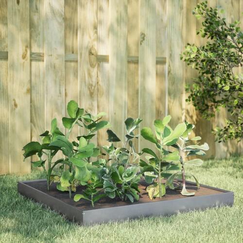 Højbed 100x100x18,5 cm galvaniseret stål