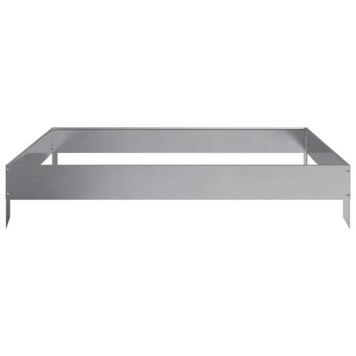 Højbed 100x100x18,5 cm galvaniseret stål
