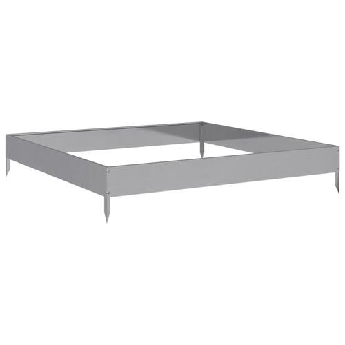 Højbed 100x100x18,5 cm galvaniseret stål