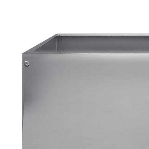Højbed 100x100x18,5 cm galvaniseret stål