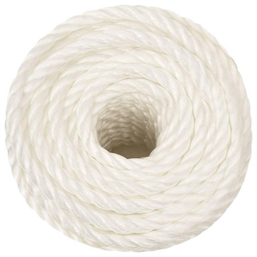 Arbejdsreb 10 mm - 250 m polypropylen, hvid