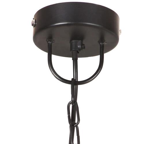 Hængelampe 25 W rund 48 cm E27 mat sort