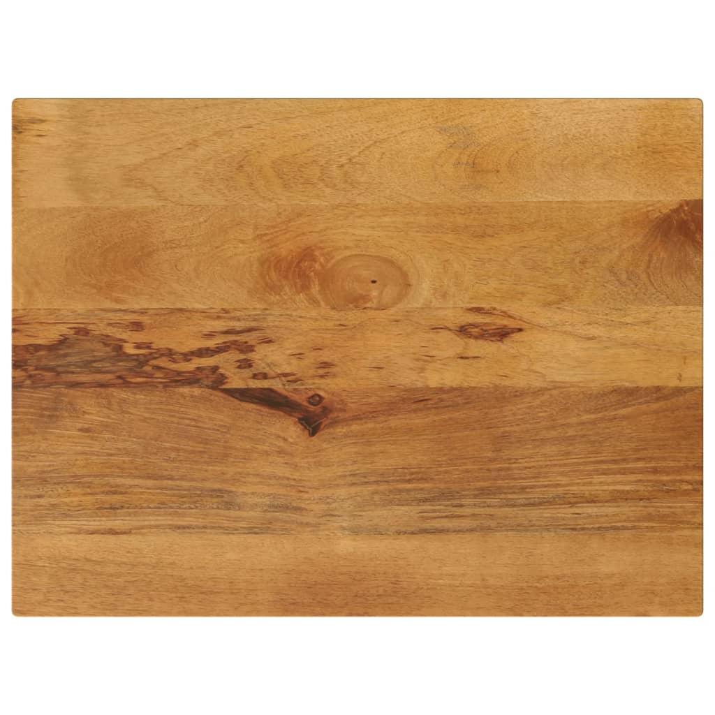 Bordplade 80x50x2,5 cm rektangulær massivt mangotræ
