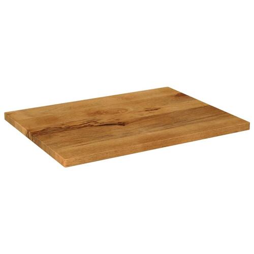 Bordplade 80x50x2,5 cm rektangulær massivt mangotræ