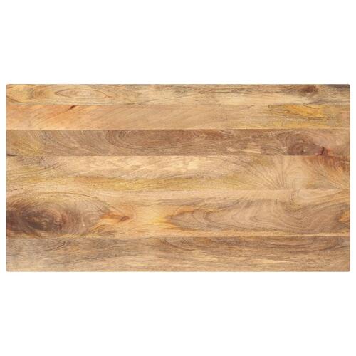 Bordplade 120x60x2,5 cm rektangulær massivt mangotræ