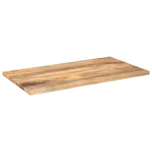 Bordplade 120x60x2,5 cm rektangulær massivt mangotræ