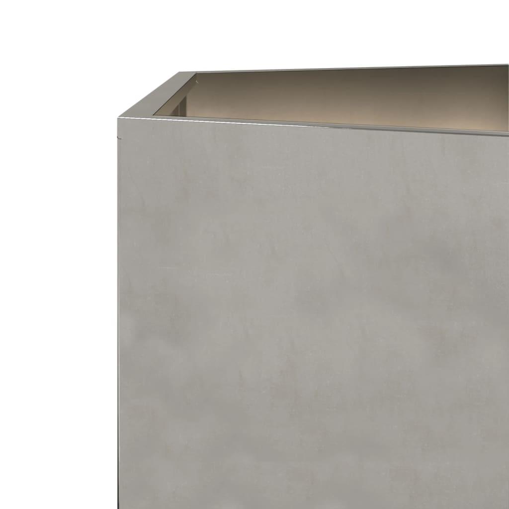 Plantekrukke 69x60x45 cm sekskantet rustfrit stål
