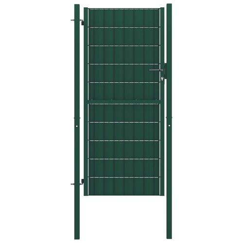 Hegnslåge 100x204 cm PVC og stål grøn