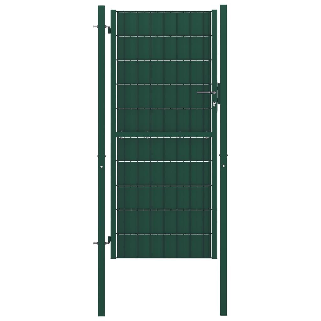 Hegnslåge 100x204 cm PVC og stål grøn