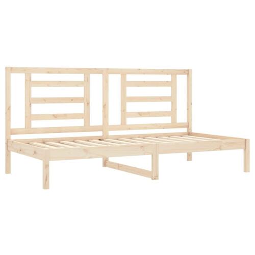 Daybed uden madras 90x200 cm massivt fyrretræ