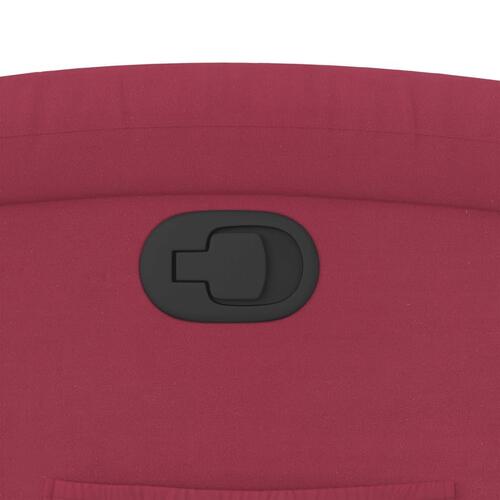 Løftestol velour vinrød