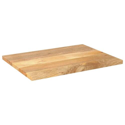 Bordplade 80x70x3,8 cm rektangulær massivt mangotræ