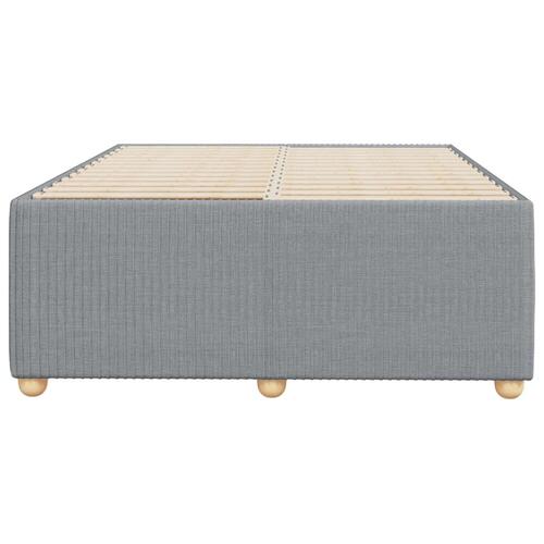 Sengeramme uden madras 120x190 cm stof enkeltseng lysegrå